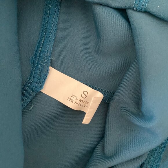 NVGTN Signature 2.0 High Waist Back Seam Deep Teal Sleek Legging Size S. - Picture 7 of 11